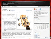 Tablet Screenshot of guitarvideotube.wordpress.com