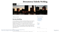 Desktop Screenshot of downtowntoledo.wordpress.com