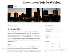 Tablet Screenshot of downtowntoledo.wordpress.com