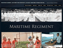 Tablet Screenshot of maritimeregiment.wordpress.com