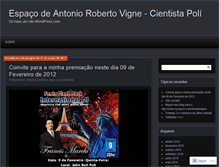Tablet Screenshot of antoniovigne.wordpress.com