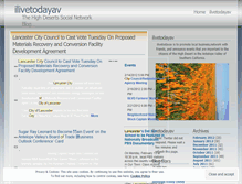 Tablet Screenshot of ilivetodayav.wordpress.com