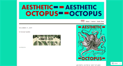 Desktop Screenshot of aestheticoctopus.wordpress.com