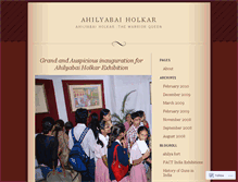 Tablet Screenshot of ahilyabaiholkar.wordpress.com