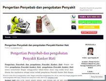 Tablet Screenshot of pengertianpenyebabdanpengobatanherbalkankerhati17.wordpress.com