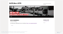 Desktop Screenshot of nupemarx.wordpress.com