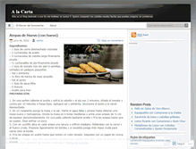 Tablet Screenshot of ezrecetas.wordpress.com