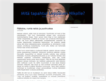 Tablet Screenshot of npleppanen.wordpress.com