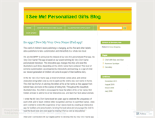 Tablet Screenshot of iseeme.wordpress.com