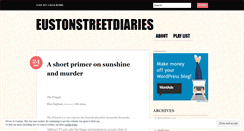 Desktop Screenshot of eustonstreetdiaries.wordpress.com