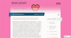 Desktop Screenshot of beingjessica.wordpress.com