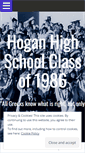 Mobile Screenshot of hoganhs86reunion.wordpress.com