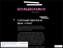 Tablet Screenshot of doubled2aminus.wordpress.com