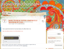 Tablet Screenshot of monstermotherinlaws.wordpress.com