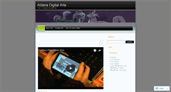 Desktop Screenshot of aldanadigitalarts.wordpress.com