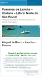 Mobile Screenshot of passeiodelancha.wordpress.com