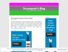 Tablet Screenshot of drcompost.wordpress.com