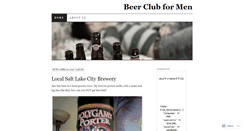 Desktop Screenshot of beerclub4men.wordpress.com