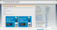 Desktop Screenshot of oraculodelusers.wordpress.com