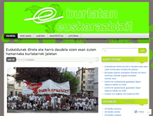 Tablet Screenshot of burlataeuskarazbizi.wordpress.com