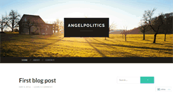 Desktop Screenshot of angelpolitics.wordpress.com