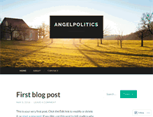 Tablet Screenshot of angelpolitics.wordpress.com