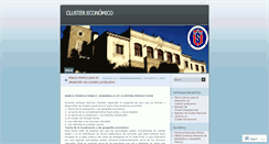 Desktop Screenshot of clustereconomico.wordpress.com