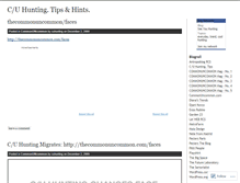 Tablet Screenshot of cuhunting.wordpress.com