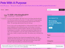 Tablet Screenshot of petewithapurpose.wordpress.com