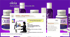 Desktop Screenshot of oleia.wordpress.com