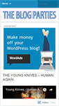 Mobile Screenshot of blogparties.wordpress.com