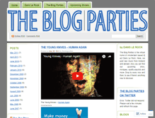 Tablet Screenshot of blogparties.wordpress.com