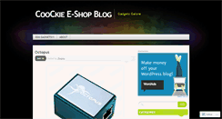 Desktop Screenshot of coockietools.wordpress.com