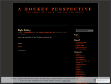 Tablet Screenshot of flamesfan77.wordpress.com