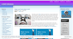 Desktop Screenshot of lintahindonesia.wordpress.com