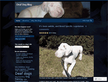 Tablet Screenshot of deafdogblog.wordpress.com