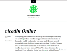 Tablet Screenshot of dennysummy.wordpress.com