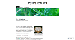 Desktop Screenshot of dessertsdiva.wordpress.com