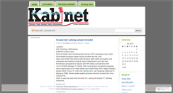 Desktop Screenshot of kabinetindonesia.wordpress.com