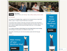 Tablet Screenshot of chatncraft.wordpress.com