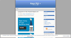 Desktop Screenshot of keyspiji.wordpress.com