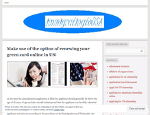 Tablet Screenshot of immigratingtousa.wordpress.com