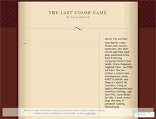 Tablet Screenshot of galemartin.wordpress.com