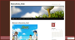 Desktop Screenshot of execclub.wordpress.com