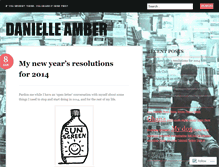 Tablet Screenshot of danielleambz.wordpress.com