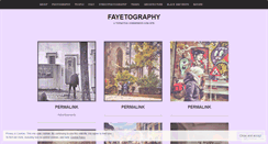 Desktop Screenshot of fayetography.wordpress.com