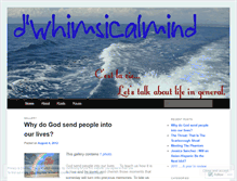 Tablet Screenshot of dwhimsicalmind.wordpress.com