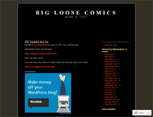 Tablet Screenshot of bigloosecomics.wordpress.com