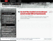 Tablet Screenshot of projectleonardo.wordpress.com