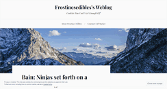 Desktop Screenshot of frostinesedibles.wordpress.com